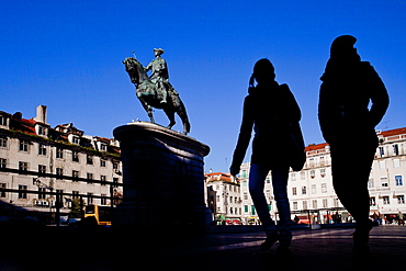 Figueira Square, Lisbon, Portugal, Europe