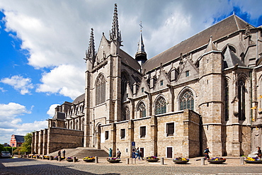 Collegiate Church of St. Waudru, Mons, Wallonia, Belgium, Europe