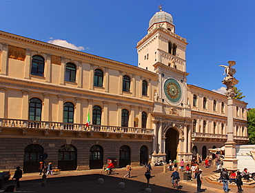 The Astronomical clock, Piazza dei Signori , Padua, Veneto, Italy, Europe