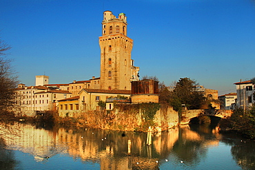 La Specola tower, converted to an observatory in the 18th century, Padua, Veneto, Italy, Europe