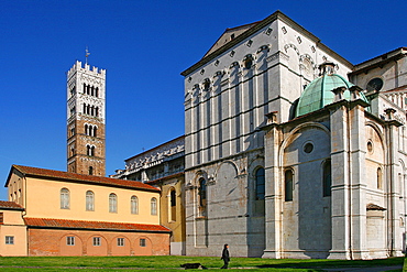 The Cathedral of San Martino, Lucca, Tuscany, Italy, Europe