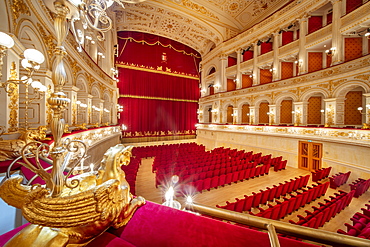 Galli Theater, Piazza Cavour, Rimini, Emilia Romagna, Italy, Europe