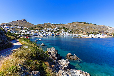 Platano, Leros Island, Dodecanese, Greek Islands, Greece, Europe