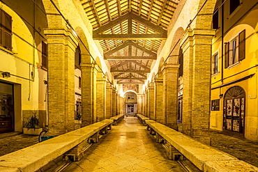 Old fish market, Rimini, Emilia Romagna, Italy, Europe