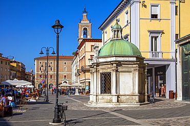 Piazza Tre Martiri, Rimini, Emilia Romagna, Italy, Europe