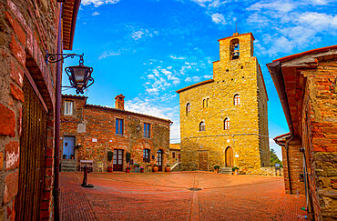 The Podesta Palace, Panicale, Umbria, Italy, Europe