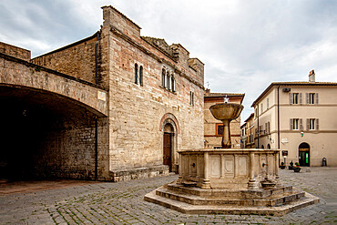 Church of San Silvestro, Bevagna, Perugia, Umbria, Italy, Europe