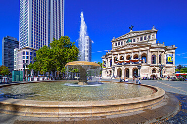 Opern Platz, Frankfurt am Main, Hesse, Germany, Europe