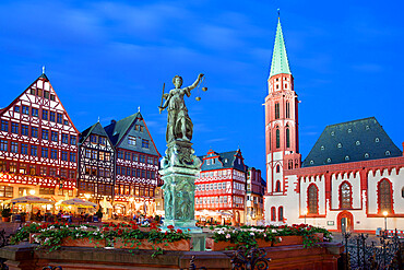 Romerberg (Old Town Square), Frankfurt, Hesse, Germany, Europe