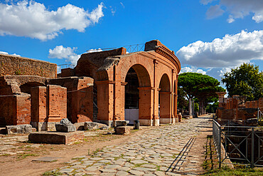 The theatre, Ostia Antica, Rome, Lazio, Italy, Europe