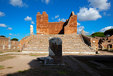 Capitolium, Ostia Antica, Rome, Lazio, Italy, Europe