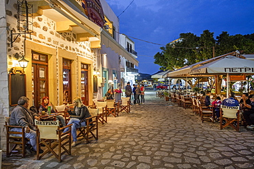 Skala, Isle of Patmos, Dodecanese, Greek Islands, Greece, Europe