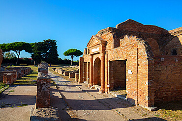 Horrea Epaghatiana, Ostia Antica, Rome, Lazio, Italy, Europe