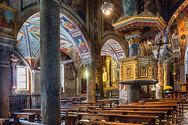 Monumental Parish Church of San Gaudenzio, Baceno, Val d'Ossola, Verbano Cusio Ossola, Piemonte, Italy, Europe