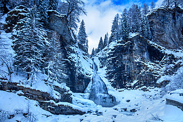 The Devil's waterfall, Alpe Devero, Val d'Ossola, Verbano Cusio Ossola, Piemonte, Italy, Europe