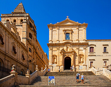 Church of San Francesco d'Assisi all'Immacolata, Noto, UNESCO World Heritage Site, Siracusa, Sicily, Italy, Europe