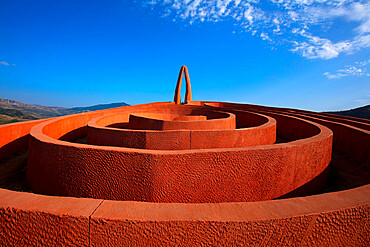 Labirinto d'Ariannna, artwork by Italo Lanfredini, Castel di Lucio, Messina, Sicily, Italy, Europe