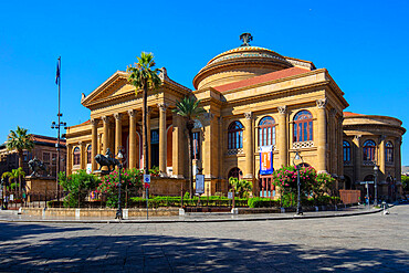 The Massimo Theater, Palermo, Sicily, Italy, Europe