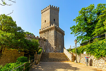 Norman Castle, Erice, Trapani, Sicily, Italy, Europe