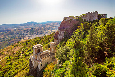 Pepoli tower, Erice, Trapani, Sicily, Italy, Europe