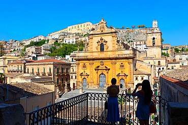 St. Peter's Cathedral, Modica, Ragusa, Val di Noto, UNESCO World Heritage Site, Sicily, Italy, Europe