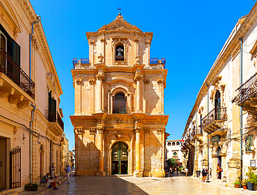 Church of San Michele Arcangelo, Scicli, Val di Noto, UNESCO World Heritage Site, Ragusa, Sicily, Italy, Europe