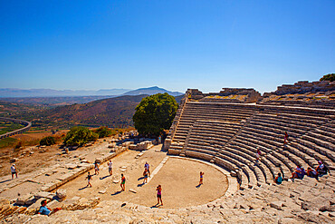 Archaeological Area of Segesta, Calatafimi, Trapani, Sicily, Italy, Europe