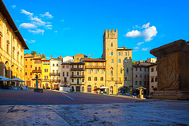 Piazza Grande, Arezzo, Umbria, Italy, Europe