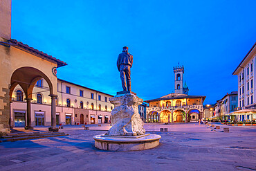 Palazzo d'Arnolfo, Piazza Cavour, San Giovanni Valdarno, Tuscany, Italy, Europe