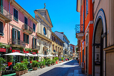 Via San GIacomo della Vittoria, Alessandria, Piedmont, Italy, Europe