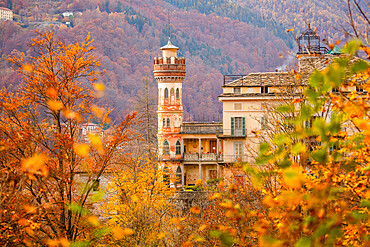 Castle of Roreto, Val di Cervo, Biella, Piedmont, Italy, Europe