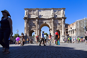 Arco di Costantino (Arch of Constantine), Rome, Lazio, Italy, Europe