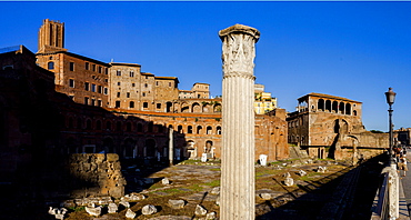 Foro Traiano (Trajan's Forum), UNESCO World Heritage Site, Rome, Lazio, Italy, Europe