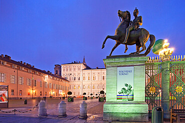 Piazza Castello, Turin, Piedmont, Italy, Europe