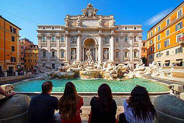 Trevi Fountain, Rome, Lazio, Italy, Europe