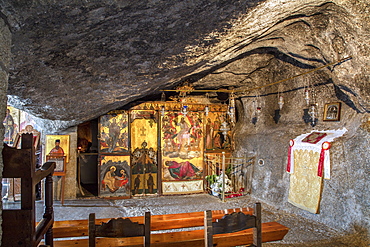 St. John Cave, Patmos, Dodecanese, Greek Islands, Greece, Europe