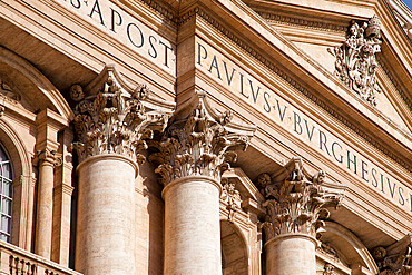 St. Peter's Basilica, Vatican City, UNESCO World Heritage Site, Rome, Lazio, Italy, Europe