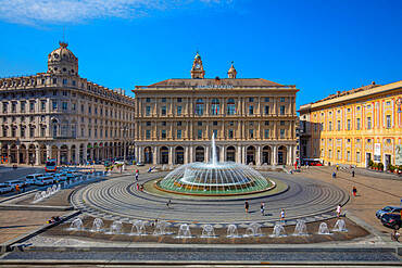 De Ferrari Square, Genova (Genoa), Liguaria, Italy, Europe