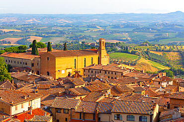 San Gimignano, Siena, Tuscany, Italy, Europe