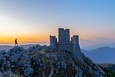 Rocca Calascio, Calascio, L'Aquila, Abruzzo, Italy, Europe