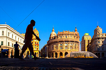 Piazza De Ferrari, Genova (Genoa), Liguria, Italy, Europe