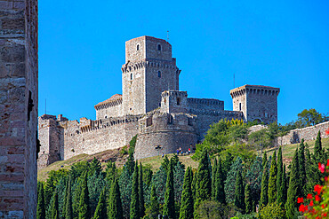 Rocca Maggiore, Assisi, UNESCO World Heritage Site, Perugia, Umbria, Italy, Europe