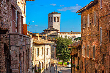 Church of San Pietro, Assisi, Perugia, Umbria, Italy, Europe