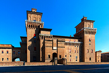 Estense Castle, Ferarra, UNESCO World Heritage Site, Emilia-Romagna, Italy, Europe