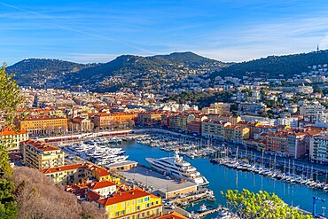 The Old Port, Nice, Alpes-Maritimes, French Riviera, Provence-Alpes-Cote d'Azur, France, Mediterranean, Europe