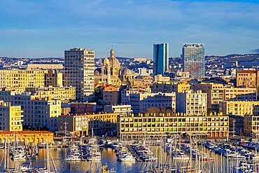 Old Port, Marseille, Provence-Alpes-Cote d'Azur, France, Mediterranean, Europe