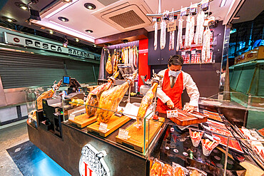 The Boqueria market, Barcelona, Catalonia, Spain, Europe