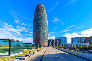 Torre Glories, Barcelona, Catalonia, Spain, Europe