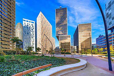 Financial district, Barcelona, Catalonia, Spain, Europe