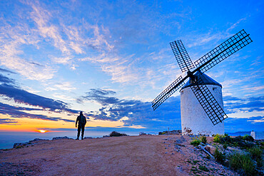 Windmills, Consuegra, Toledo, Castilla-La Mancha, Spain, Europe